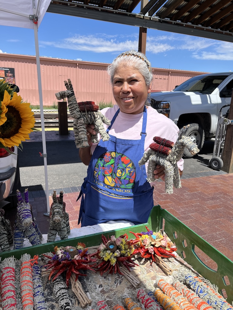 At the Tuesday farmers market in Santa Fe (Andy Yemma photo)