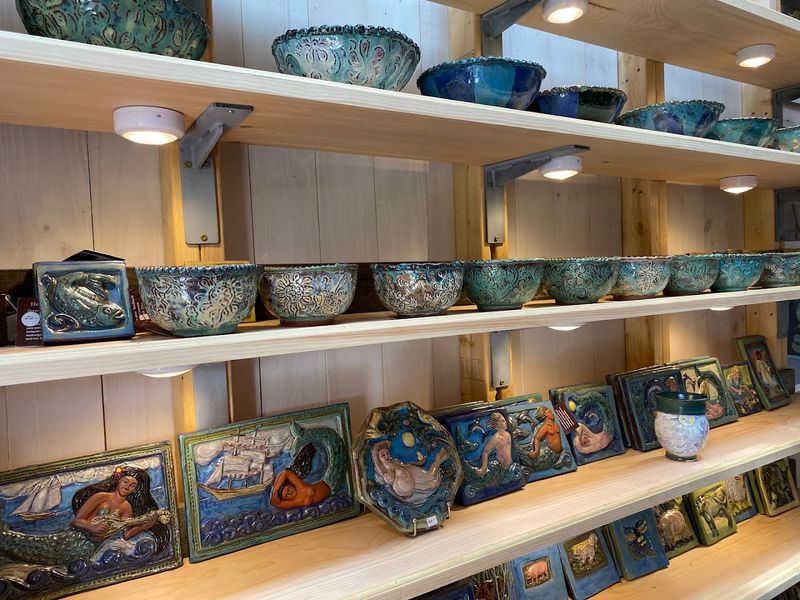 The Pottery Shop Is Full Of Treasures Waiting For Your Home