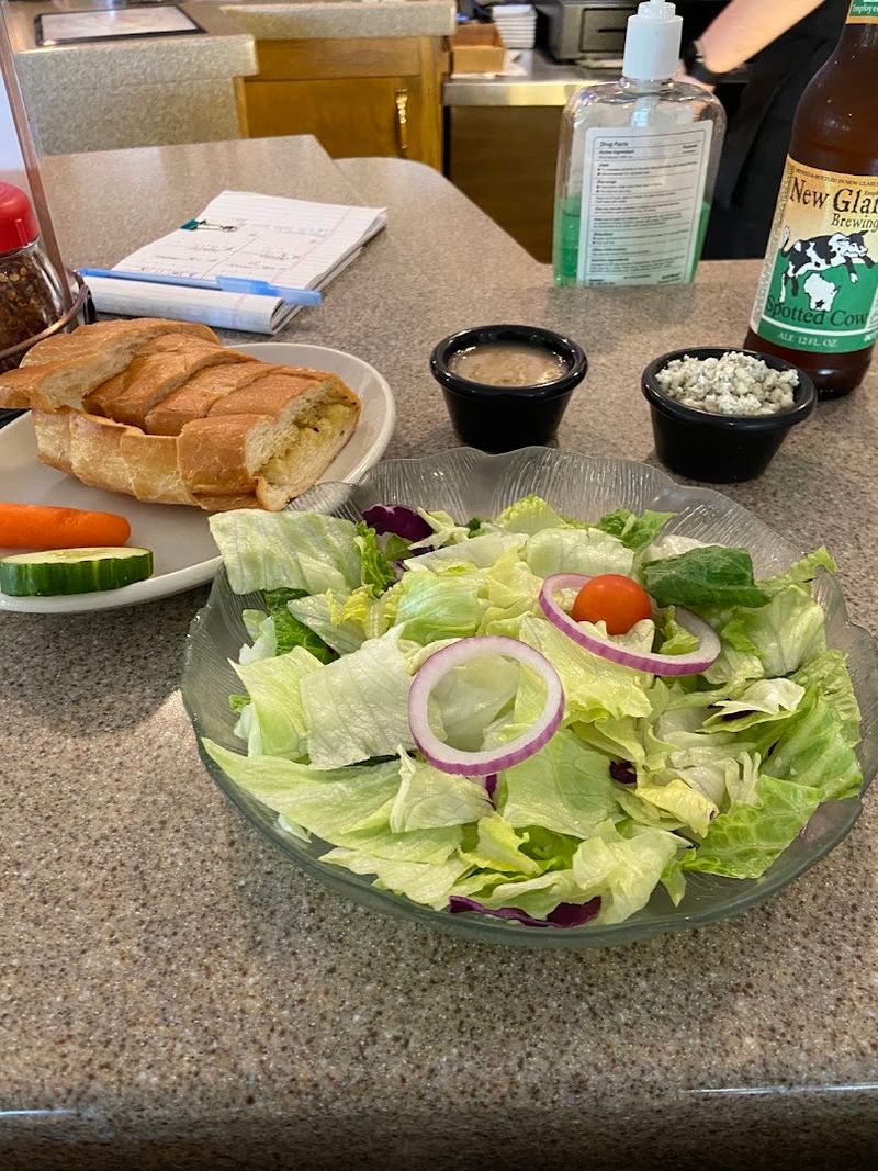 Every Pasta Dinner Includes Salad And Garlic Bread