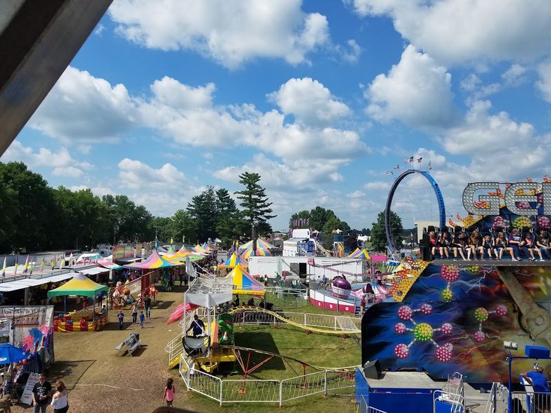 The Midway Keeps The Fairgrounds Buzzing With Rides And Games