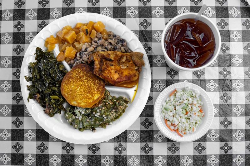 Collard Greens Cooked Low And Slow