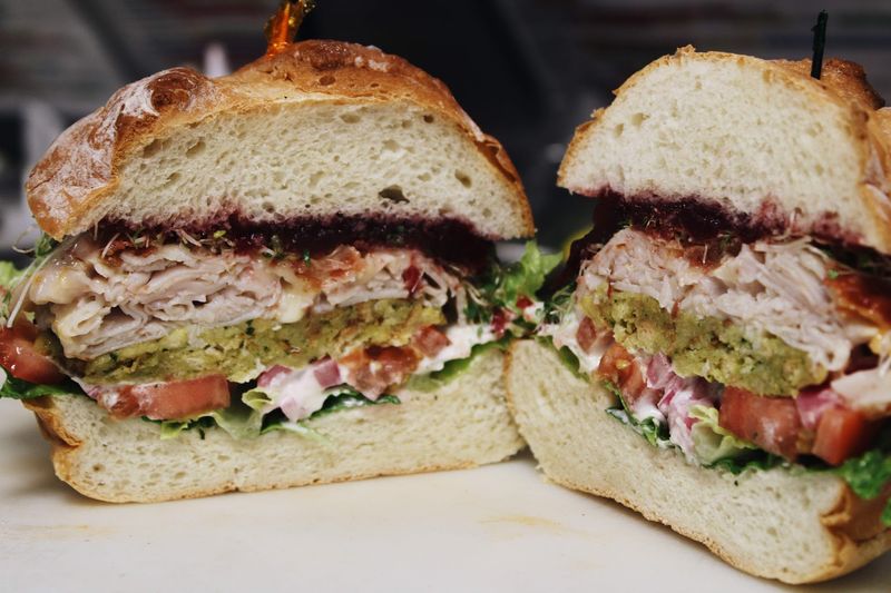 The BFS Stacks Four Meats And Three Cheeses Into One Enormous Sandwich