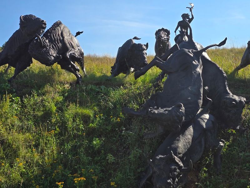 Tatanka And The Bronze Bison That Stop Traffic