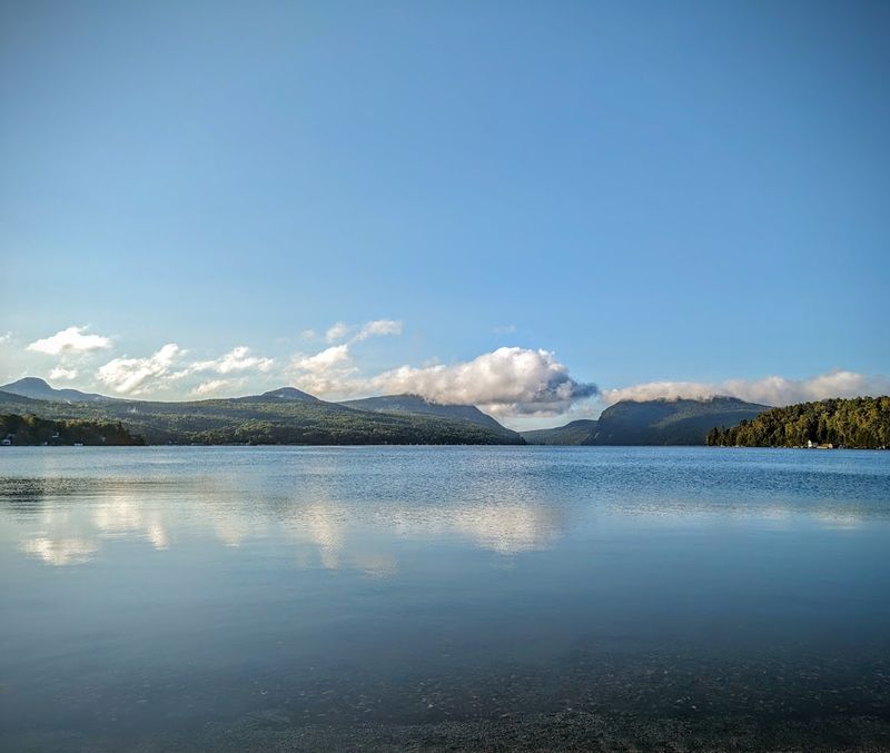 The Lake Stretches For Five Scenic Miles Through The Northeast Kingdom