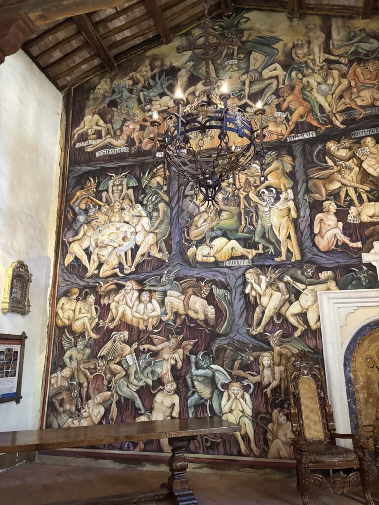 Mural inside the Castle (Eileen Ogintz photo)