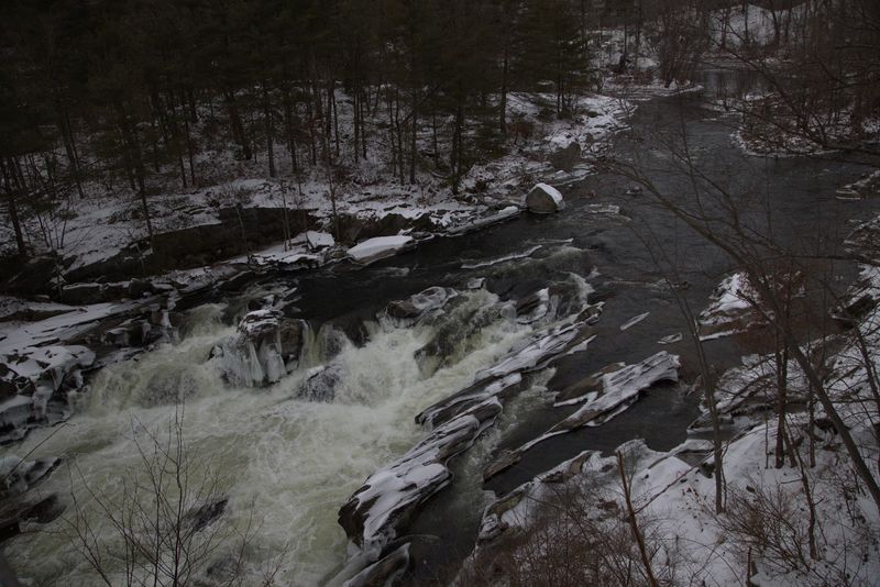 Paddler's Passage Through Scenic Grandeur