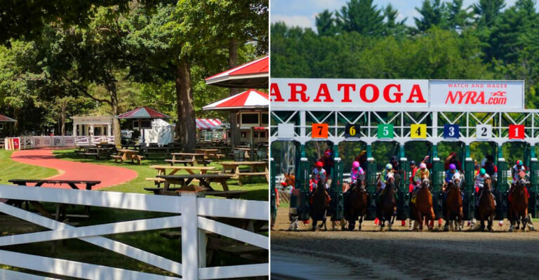 New York Has The Oldest Thoroughbred Racetrack In America And The Town Around It Treats August Like A National Holiday