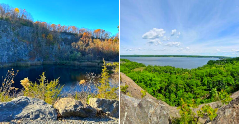 New York’s Newest State Park Has A Turquoise Quarry Swimming Hole Bigger Than Two Olympic Pools