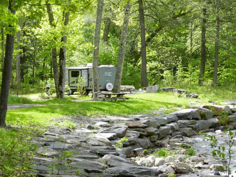 Woodland Valley Campground, Phoenicia, Ulster County
