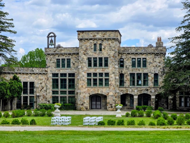 Easton For A Stone Mansion Surrounded By Ponds And Forest