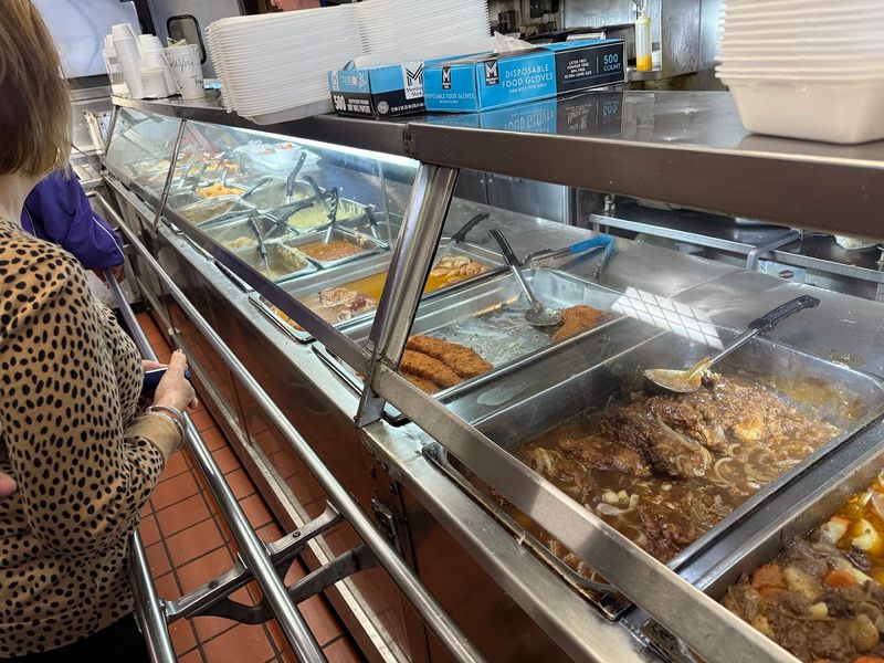 The Restaurant Switches To Cafeteria Service At Lunchtime