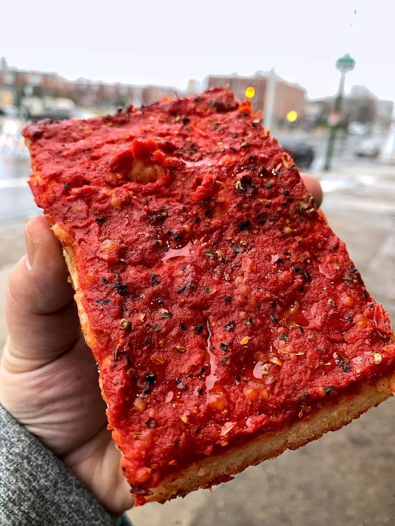 The Sweet Tangy Sauce Reaches Every Edge Of The Pie