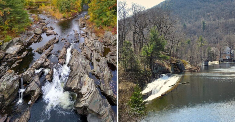 Powerful Rapids Turn This Massachusetts Waterfall Into A Standout Natural Attraction