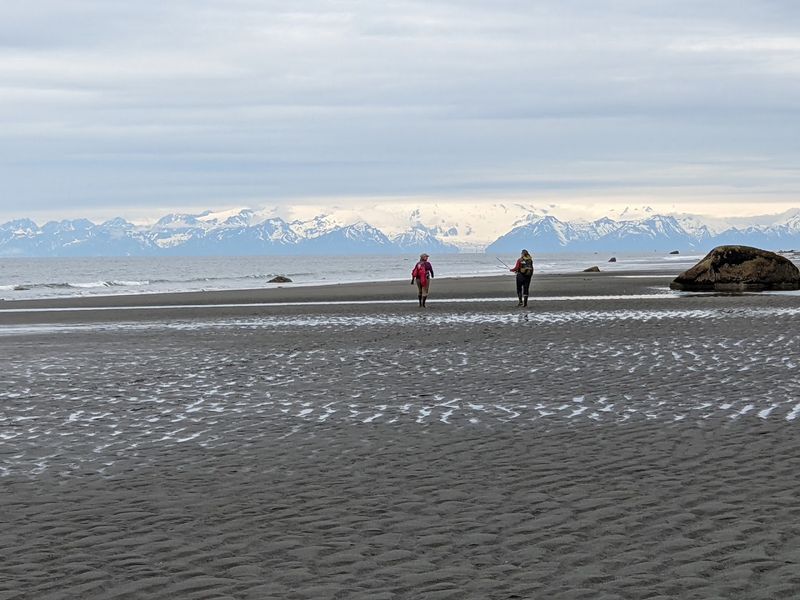 Views Of Cook Inlet And The Mountains Beyond
