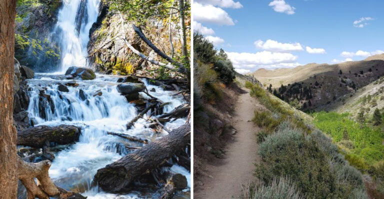 Reaching This Hidden Nevada Waterfall Takes A Desert Hike Most People Never Bother With