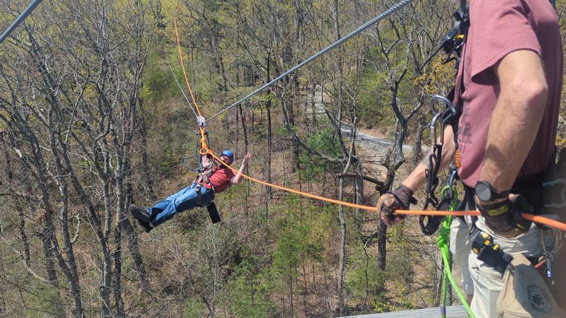 Zipline Above The Smokies