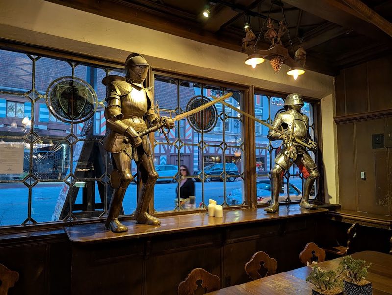 The Restaurant's Medieval Armor Makes Dinner Feel Dramatic