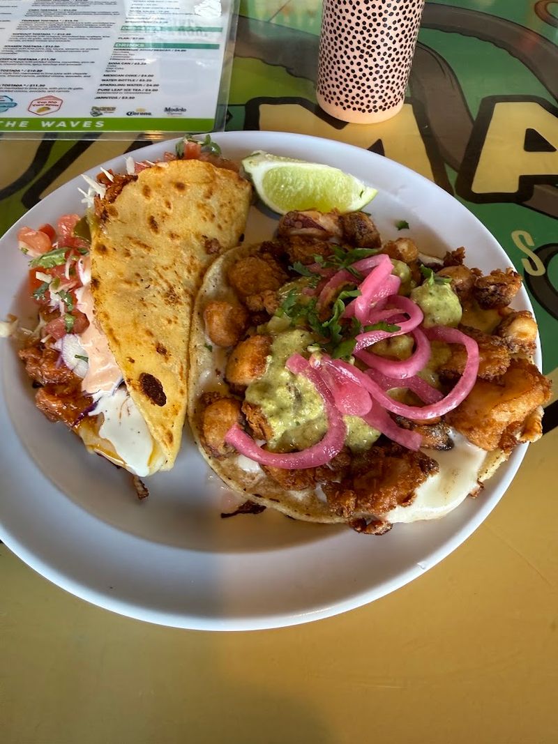 The Gobernador Taco Adds Melty Cheese To The Seafood Lineup