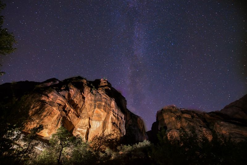 Camping Under Red Rock Walls