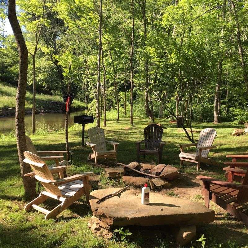 A Short Nature Trail Leads To Fishing Along The River