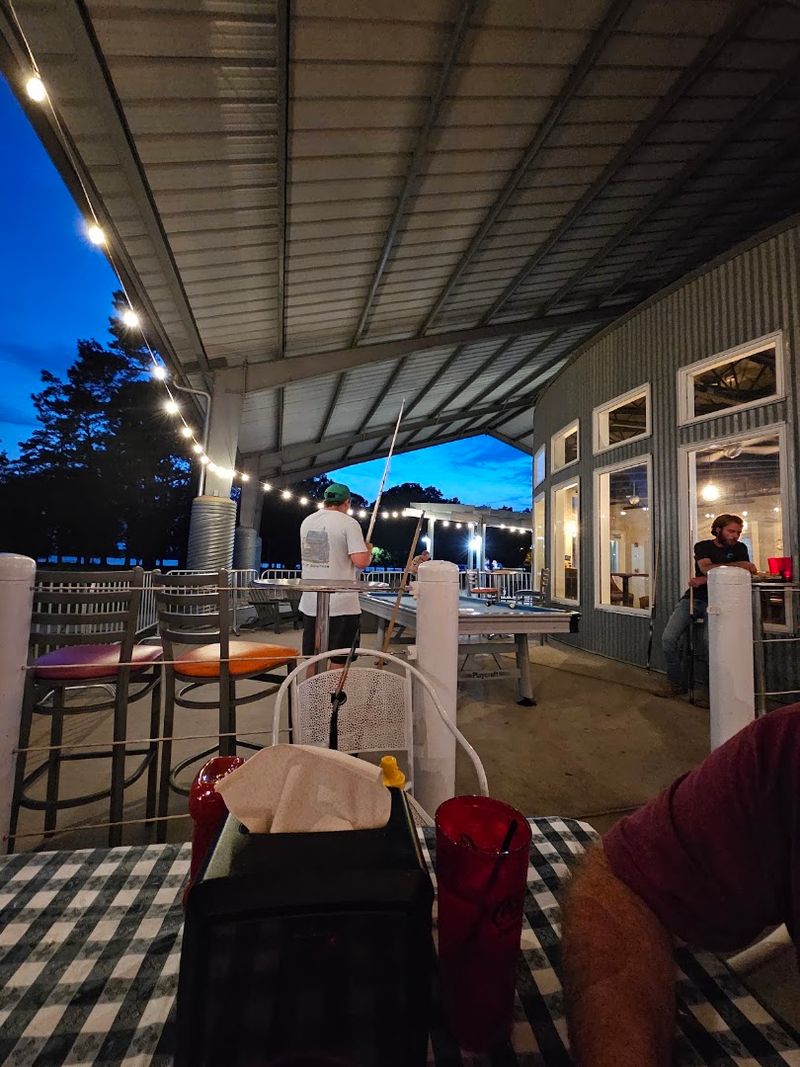 The Outdoor Patio Sets The Scene For Sunset Dinners