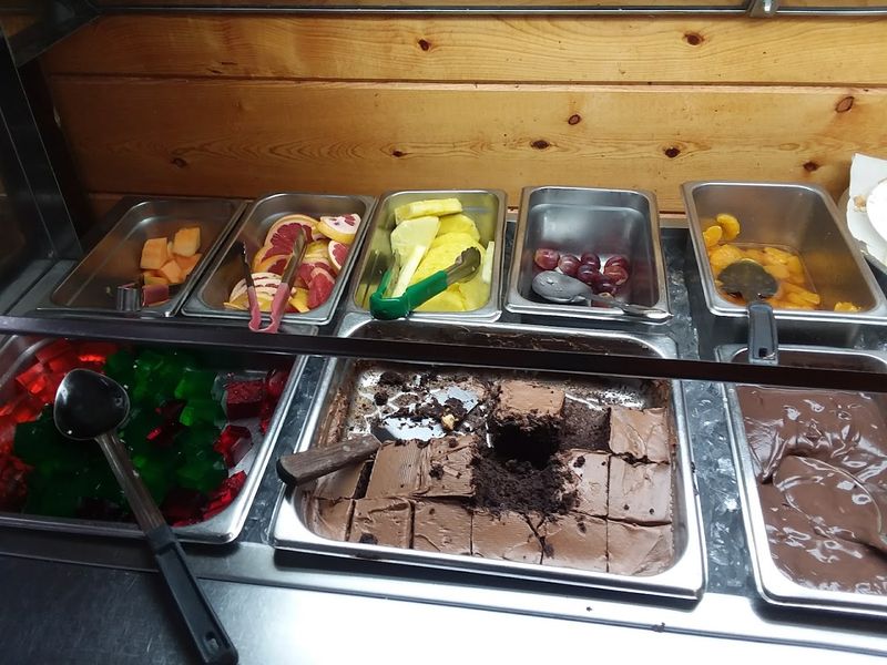 Save Room For The Salad Bar And Desserts