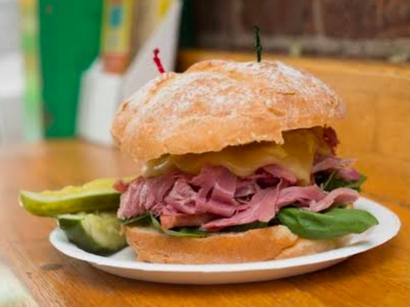 The Roger Williams Packs Thanksgiving Dinner Between Two Slices Of Bread