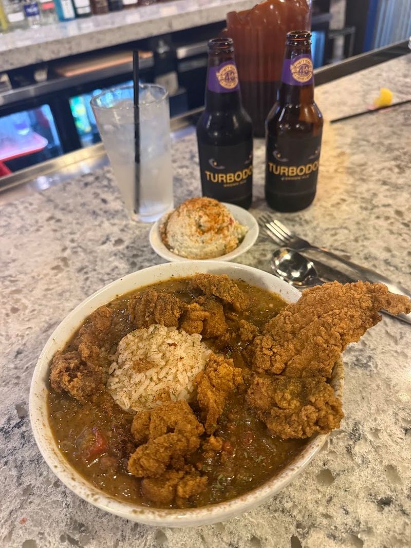 Gumbo Monceaux Adds Potato Salad And A Poached Egg Twist