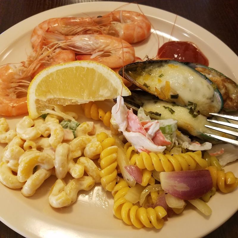 Seafood Helps Make The Spread Feel Bigger Than Expected