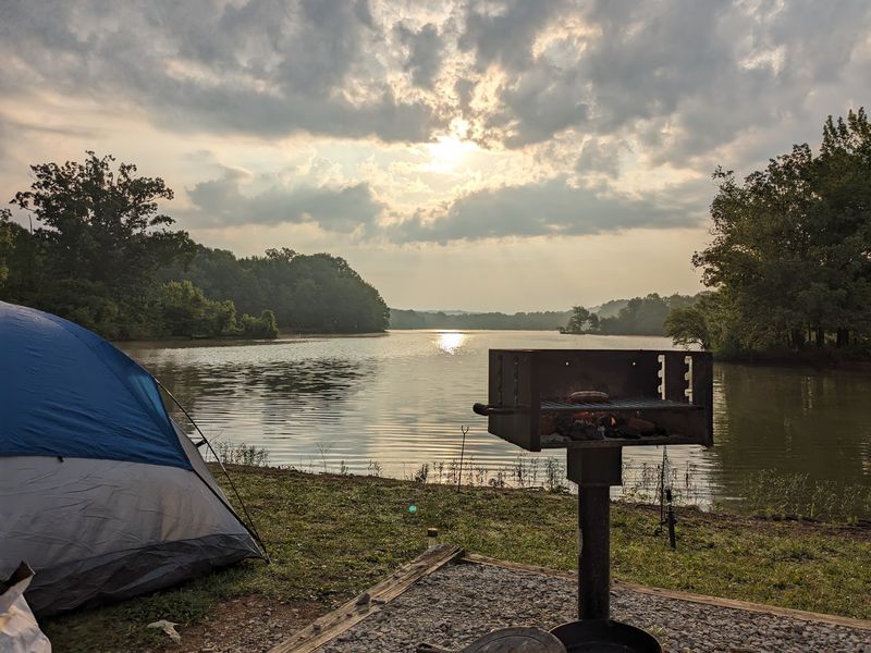 Spring Creek Primitive Campground, Mousetail Landing State Park, Linden