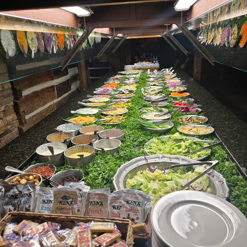 The Unlimited Salad Bar Comes Complimentary With Every Entrée