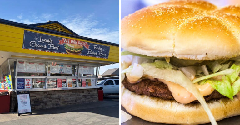 The Cheeseburger At This Small Utah Walk Up Drive In Has Built A Reputation Bigger Than The Building Itself