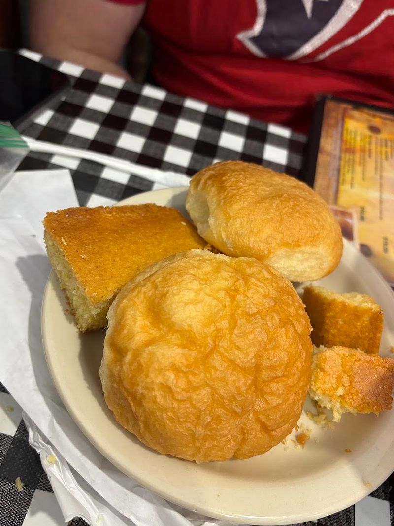 Warm Rolls And Cornbread Before The Main Event