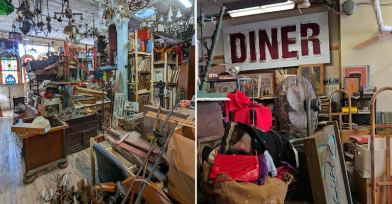 The Enormous New York Thrift And Salvage Warehouse Where $50 Fills An Entire Truck Bed