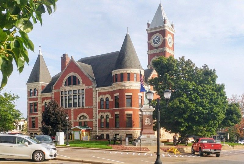 The Historic Courthouse Square Gives Monroe Its Classic Small Town Look