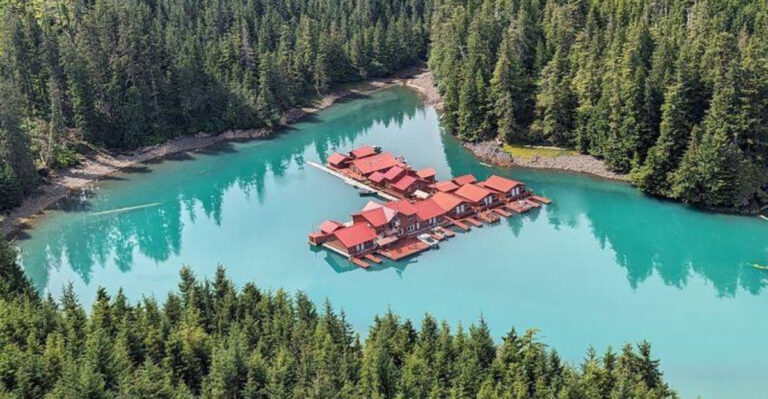 The Fishing Lodge In Alaska Floats With No Road Access By Design