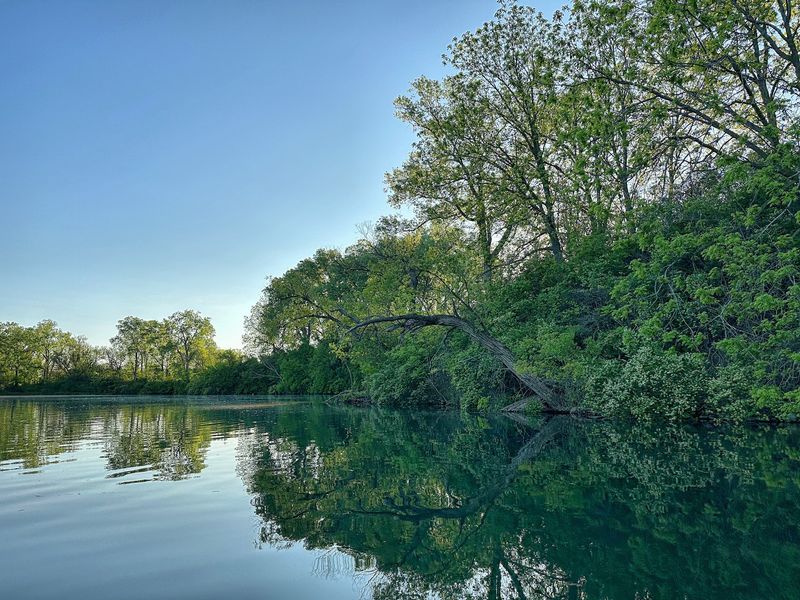 A Former Limestone Quarry Turned Swimming Destination