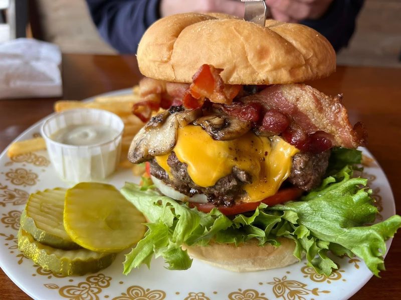 The Tennessee Whiskey Burger Takes The Tavern's Oversized Reputation Even Further