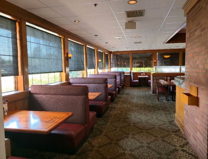 Red Booths And Classic Relish Trays Complete The Throwback Experience