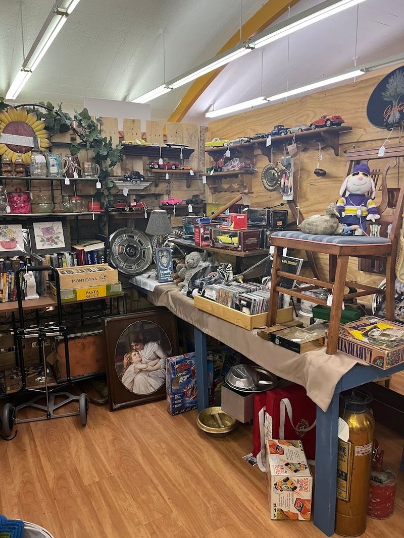 Antiques And Collectibles Fill The Shop From Wall To Wall