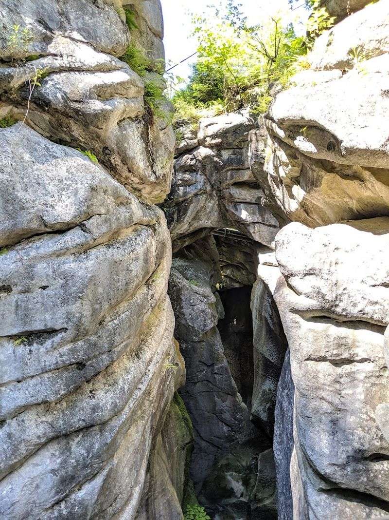 Potholes Carved By Glacial Fury
