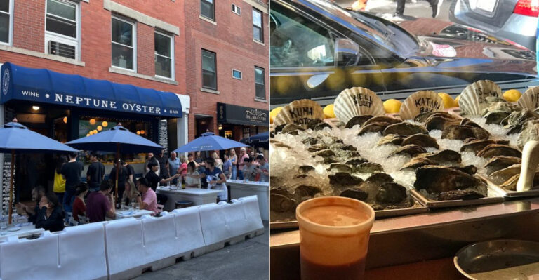The Massachusetts Oyster Bar Where Fresh Shellfish Goes From Water To Plate In Hours