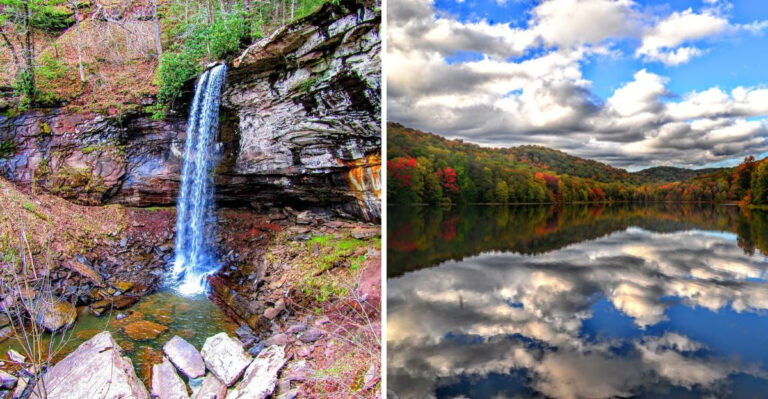 The Most Beautiful Drive In West Virginia Winds Past Waterfalls And Misty Mountain Hollers