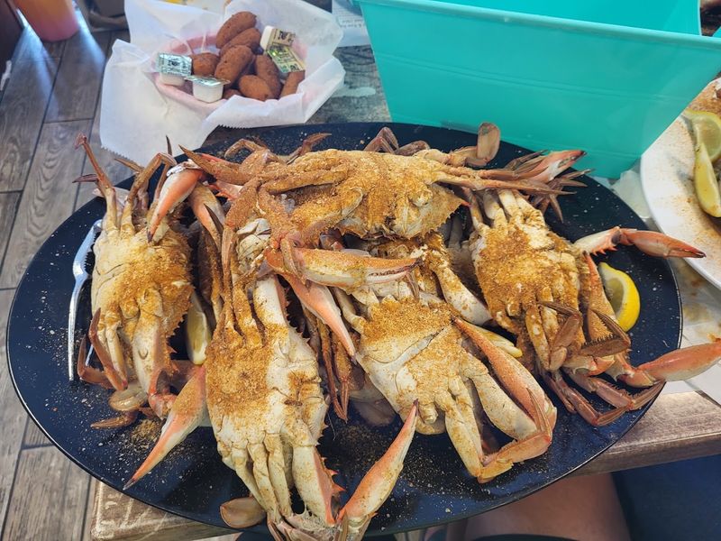 Seasonal Blue Crabs Arrive Steaming Hot By The Dozen