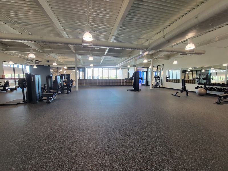 Upstairs Fitness Center That Complements Your Swim