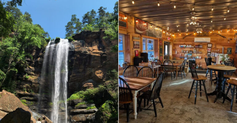 The Perfect Georgia Road Trip Winds Past Waterfalls And Ends At A Legendary BBQ Stop