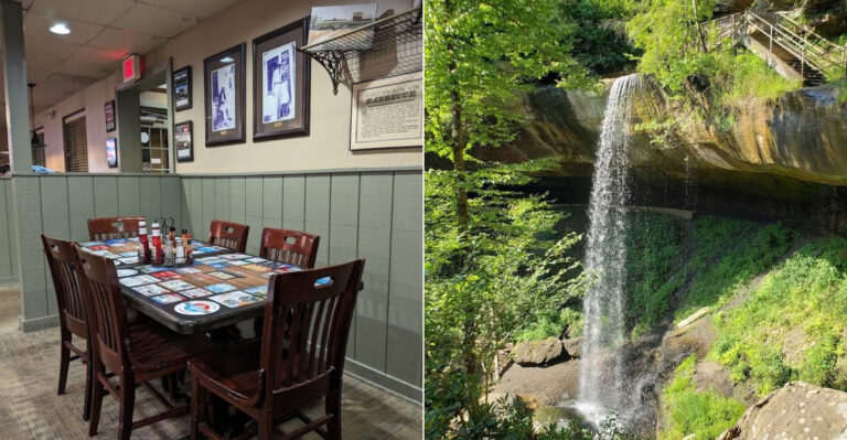 The Perfect Kentucky Road Trip Winds Past 8 Hidden Waterfalls And Ends At A Legendary BBQ Spot
