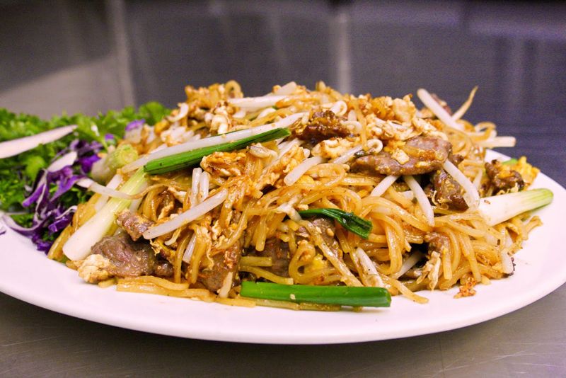 Its Pad Thai Uses Classic Stir-Fried Rice Noodles