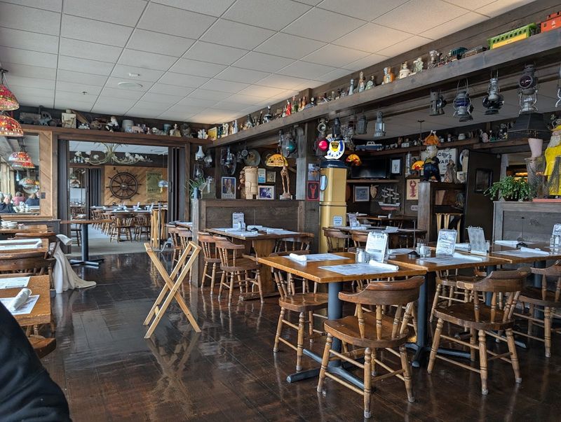 Antique Collectibles Fill The Dining Room With Classic Maine Character