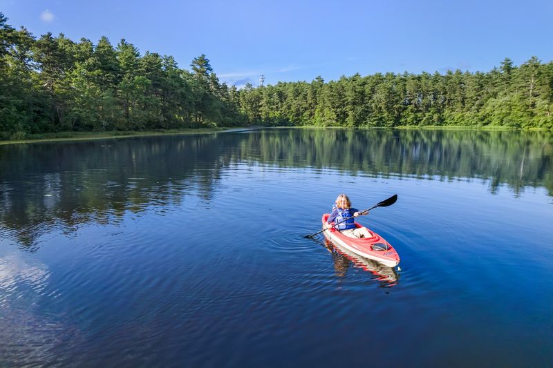 Paddling And Fishing On Ben's Pond